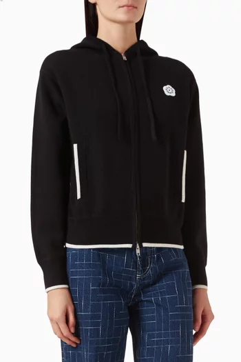 Boke Flower 2.0 Zip Hoodie in Wool-blend