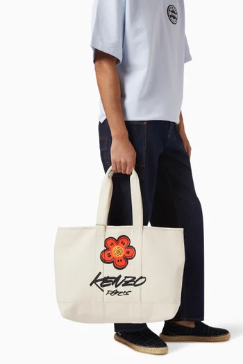 Large Utility Tote Bag in Canvas