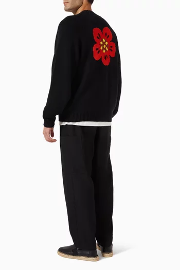 Boke Flower Cardigan in Cotton-wool