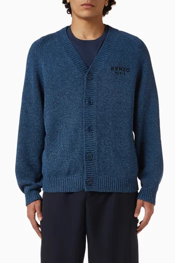 Boke Flower Cardigan in Cotton-wool Blend