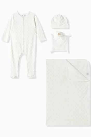 4-piece Gift Set in Cotton-blend