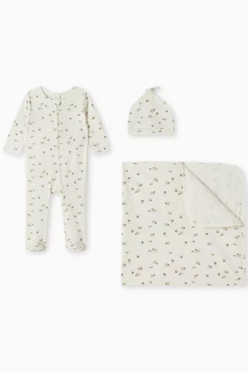 3-piece Gift Set in Organic Cotton