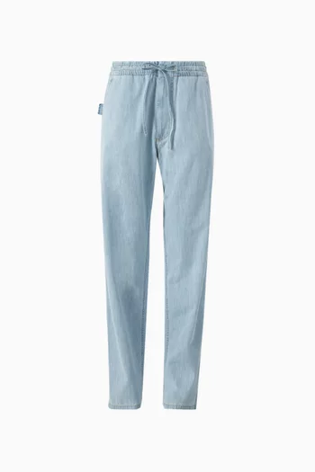 Drawstring Pants in Denim