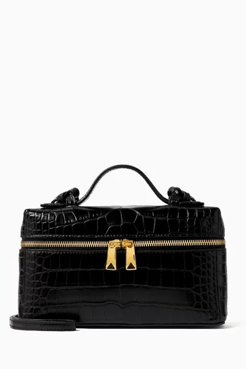 Bang Bang Vanity Case Bag in Alligator Leather