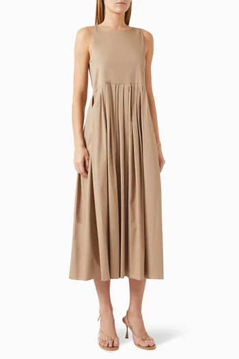 Moira Midi Dress in Cotton-blend