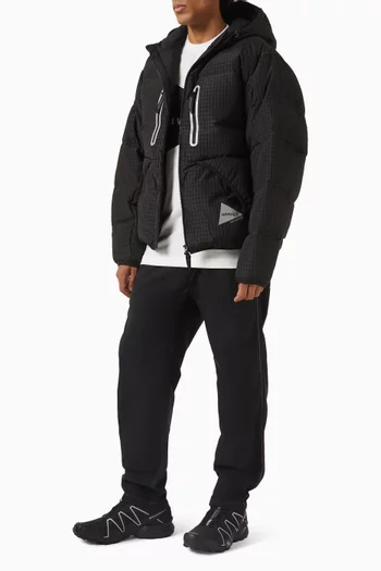 جاكيت مبطن بالزغب بنقشة مربعات مزيج صوف اند واندر × جراميتشي