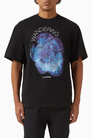 88 Wandering Printed T-shirt in Cotton-blend