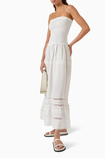 Empress Smocked Dress in Cotton