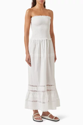 Empress Smocked Dress in Cotton
