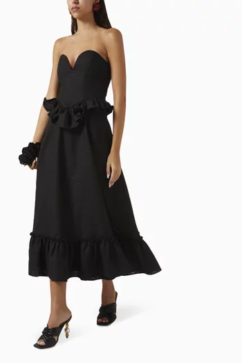 Eclat De Lune Dress in Cotton Blend