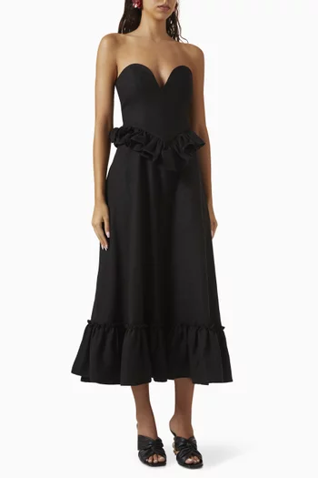 Eclat De Lune Dress in Cotton Blend