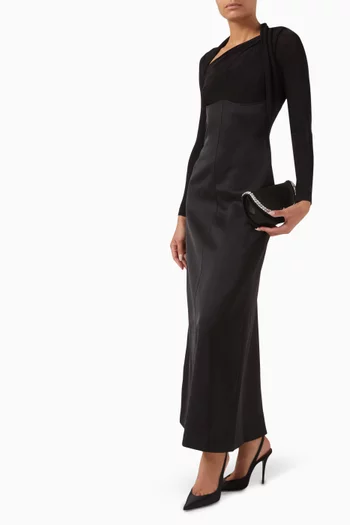 Draped Maxi Dress