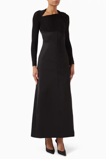 Draped Maxi Dress