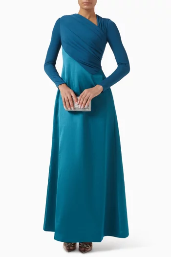 Draped Maxi Dress