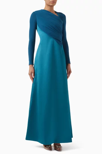 Draped Maxi Dress