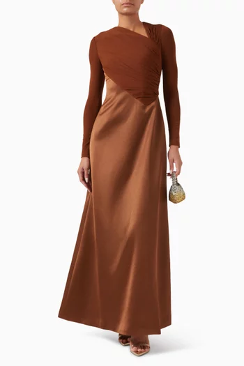 Draped Maxi Dress