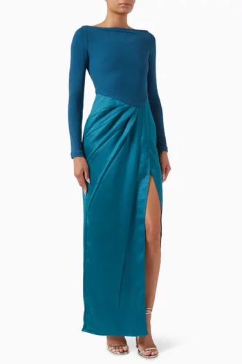 Draped Maxi Dress