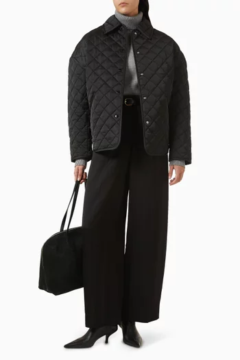 Collared Quilted Jacket