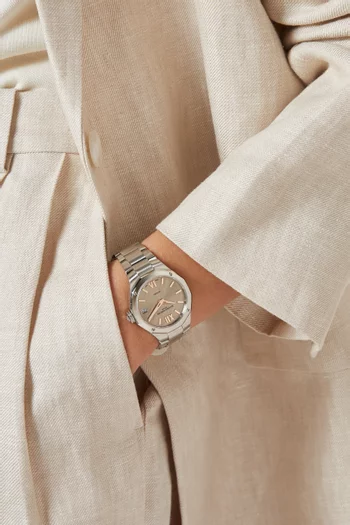 Riviera Quartz Steel Watch, 33mm