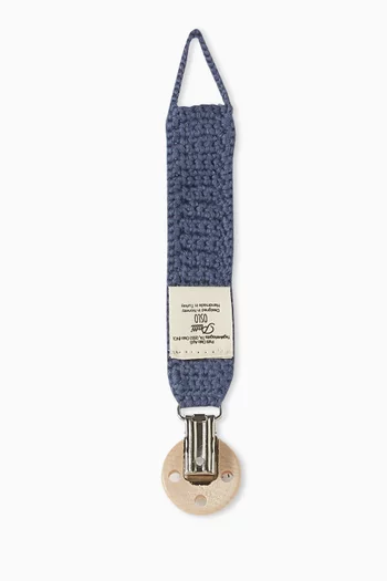 Pacifier Clip in Organic Cotton
