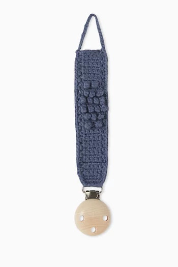 Pacifier Clip in Organic Cotton