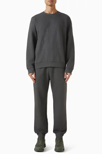 Logo Tracksuit Set in Cotton-blend