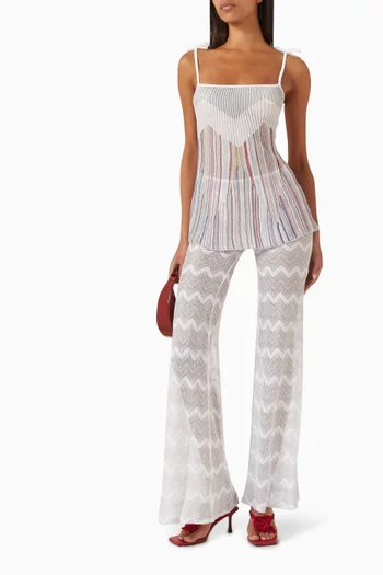 Tie-up Strap Cover-up Top