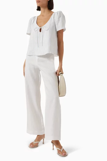Mayla Top in Linen