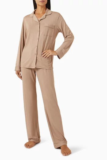 Pyjama Set in Stretch Modal-jersey