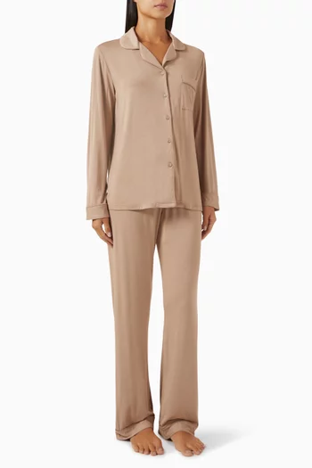 Pyjama Set in Stretch Modal-jersey