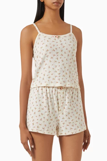 Pointelle Cami Top in Cotton