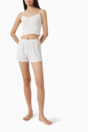 بلوزة كاميسول نسيج بونتيل قطن