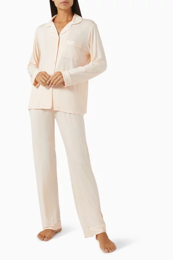Pyjama Set in Stretch-jersey