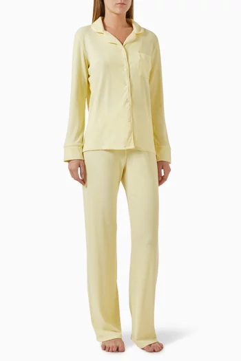 Ribbed Pyjama Set in Jersey