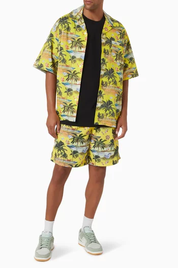 Resort Camp Collar Shirt in Cotton