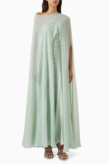 Aurelia Cape-style Maxi Dress