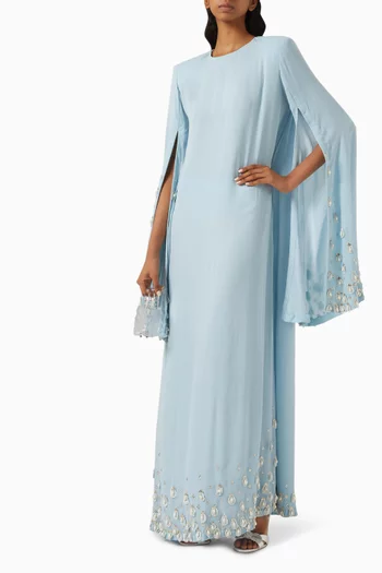 Pearl-embellished Jalabiya