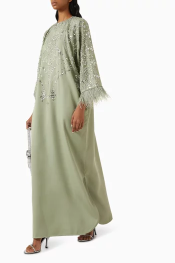 Crystal-embellished Kaftan