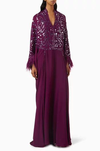 Mirrorwork-embellished Kaftan