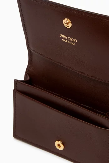 Nello Wallet in Croc-embossed Leather