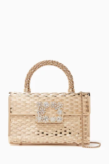 Jewel Efflorescence Mini Bag in Metal