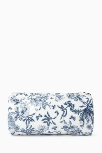 Toiletry Bag in Coated Canvas