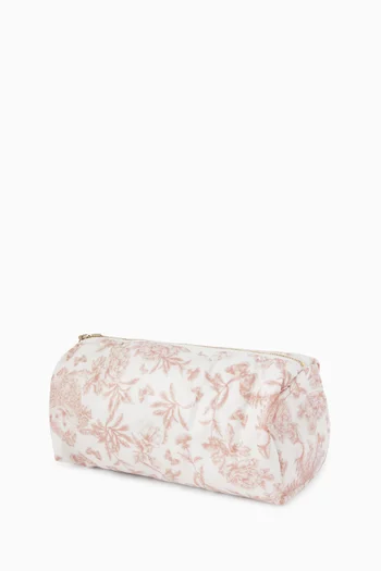 Toiletry Bag in Coated Canvas