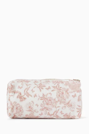 Toiletry Bag in Coated Canvas