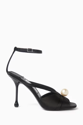 Siva 95 Sandals in Satin