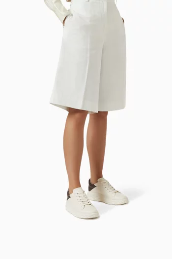 Diamond Maxi F II Sneakers in Leather