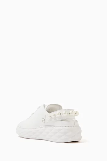 Diamond Maxi Sneakers in Leather