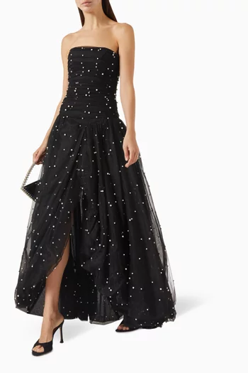 Juniper Pearl-embellished Gown in Tulle