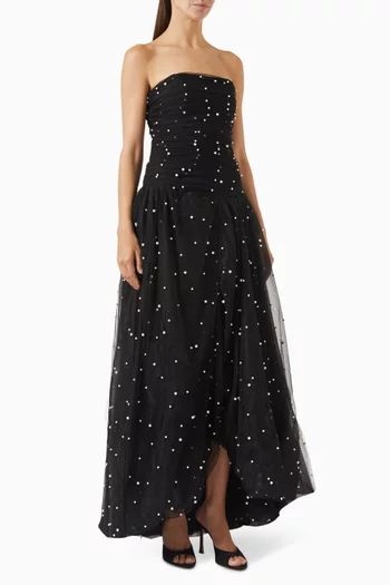 Juniper Pearl-embellished Gown in Tulle