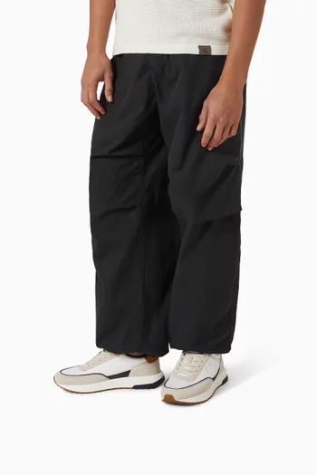 Chunky Low-top Sneakers Leather & Suede